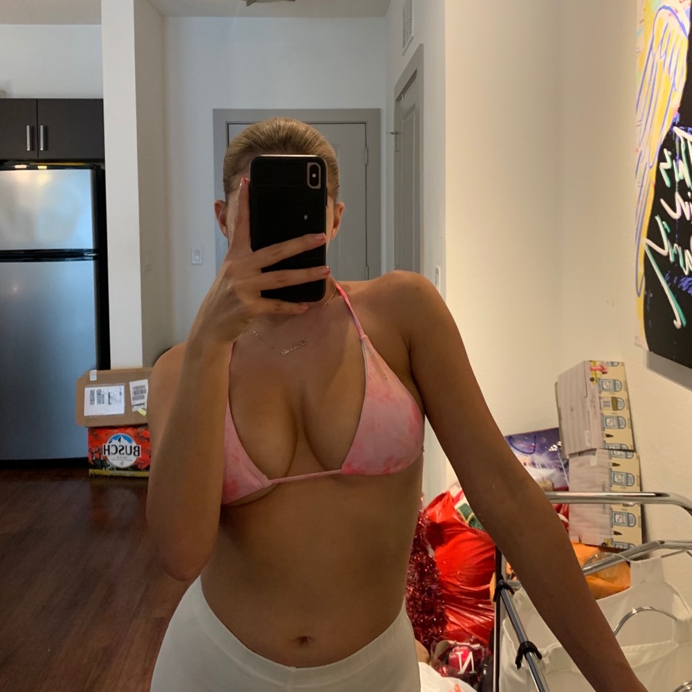 NWOT Tie Dye Swim Suit Top